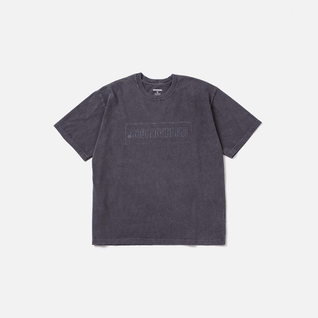 2024AW NEIGHBORHOOD NH TEE SS-19 NBHD 框框 水洗 短T 現貨 242PCNH-ST19
