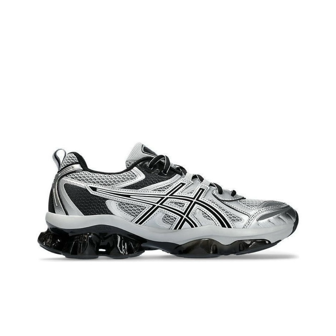 Asics Gel-Quantum Kinetic Mid Grey Pure Silver 金屬銀黑 亞瑟士 科技感 運動休閒鞋