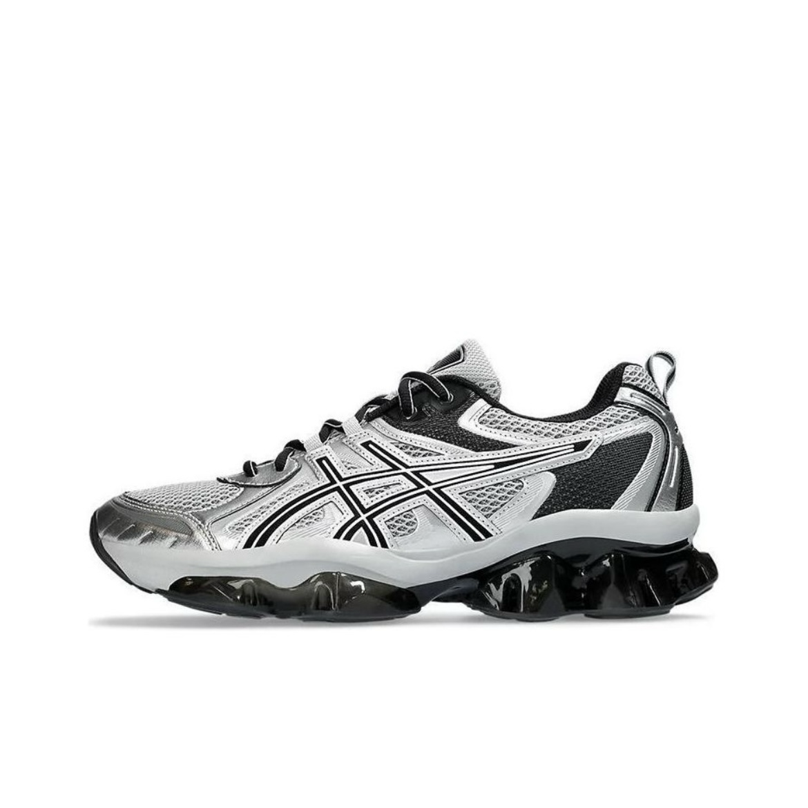 Asics Gel-Quantum Kinetic Mid Grey Pure Silver 金屬銀黑 亞瑟士 科技感 運動休閒鞋
