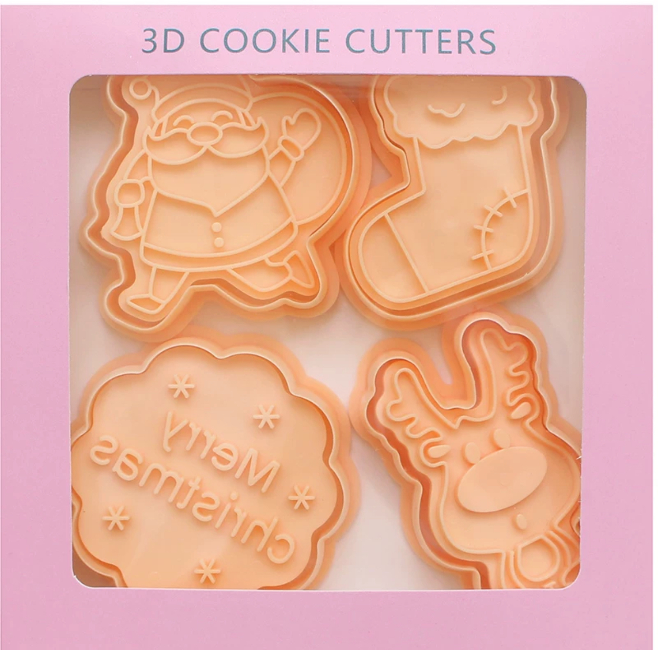 聖誕🎄曲奇模具4件套裝B