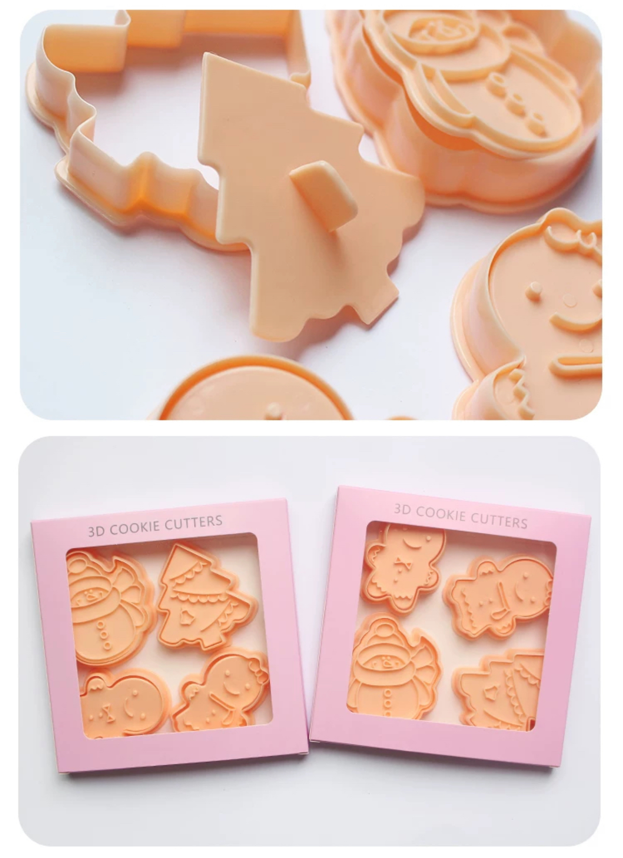 聖誕🎄曲奇模具4件套裝C