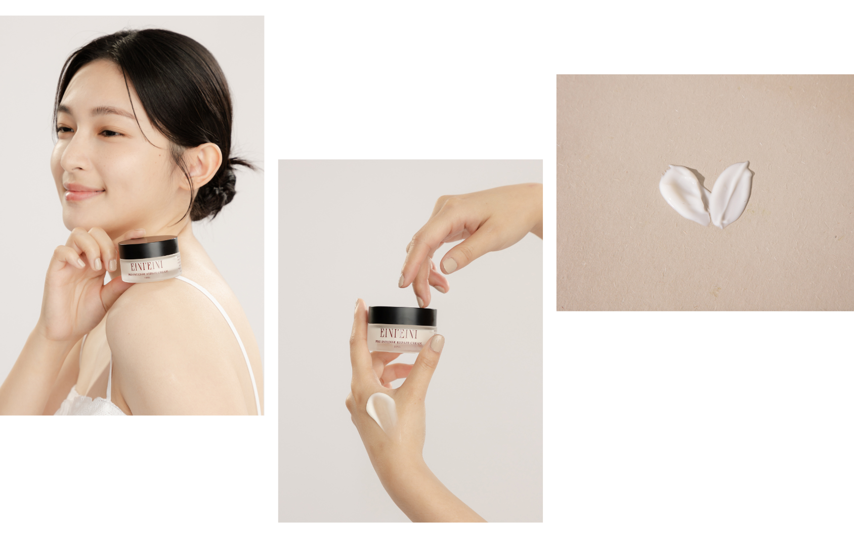 EINI’EINI高奢白松露抗老修護霜使用五大頂級緊實成份,瞬效緊膚抗皺,延緩肌膚老化問題,保濕平滑彈嫩修護一瓶就到位。
