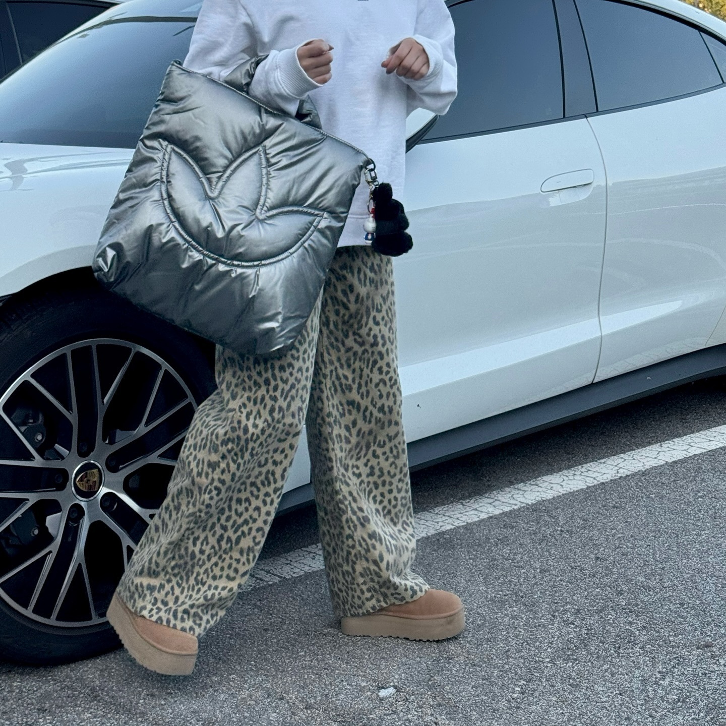 Adidas Originals Bag 太空灰銀色 輕量 大容量 肩背包 手提包 JW1714