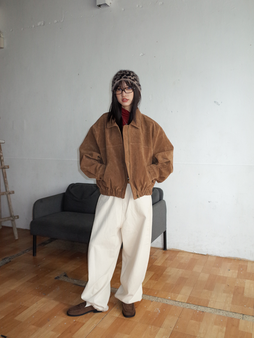 faux suede iron label heel tassel loafers