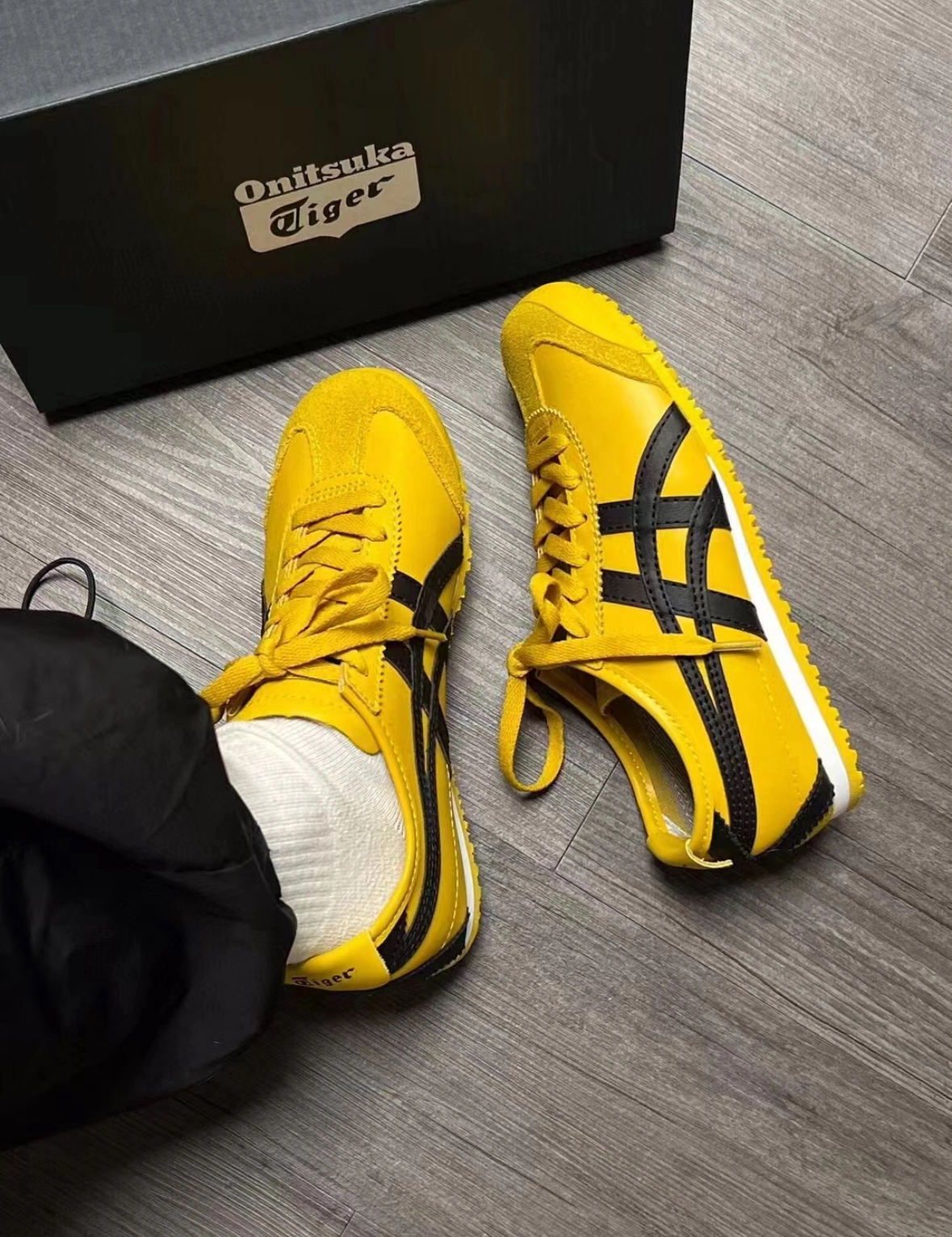 Onitsuka Tiger 鬼塚虎 Mexico 66 黃色 復古 皮革 慢跑鞋 休閒鞋 薄底 1183C102-751/預購