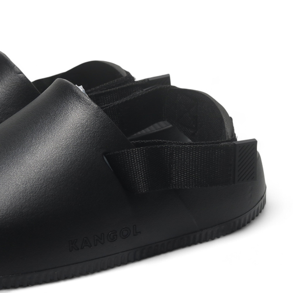 KANGOL 涼拖鞋 黑 防水 穆勒鞋 情侶 男女 6455167120
