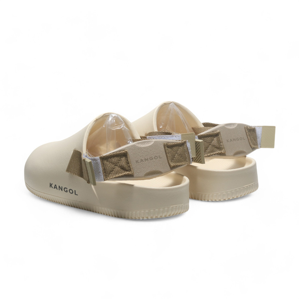 KANGOL 涼拖鞋 奶茶 防水 穆勒鞋 情侶 男女 6455167131