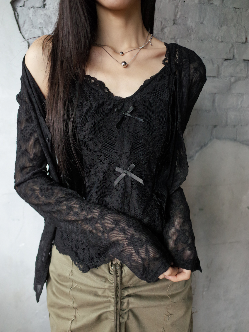 double layer ball necklace