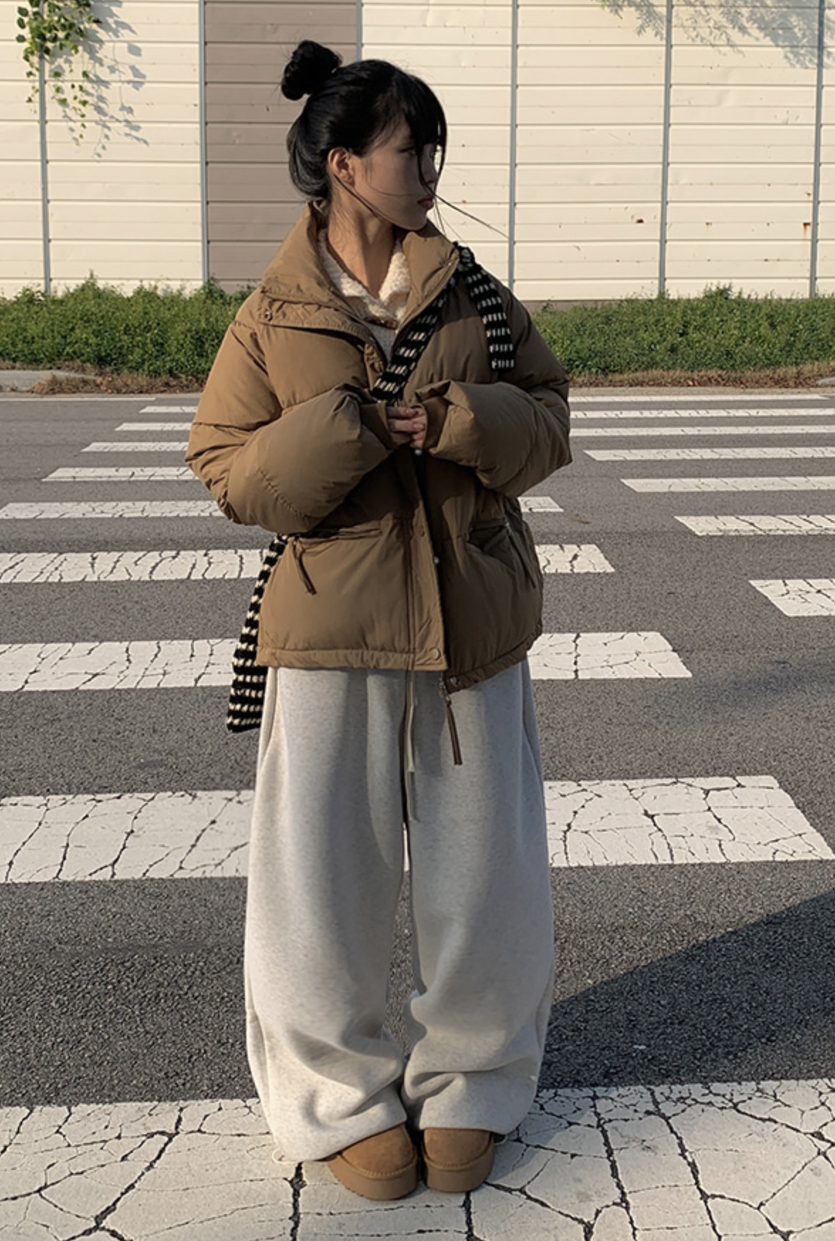 韓國連線🇰🇷 Anyonemore 麵包羽絨外套 羽絨外套 秋冬 象牙白色 棕色 黑色/預購