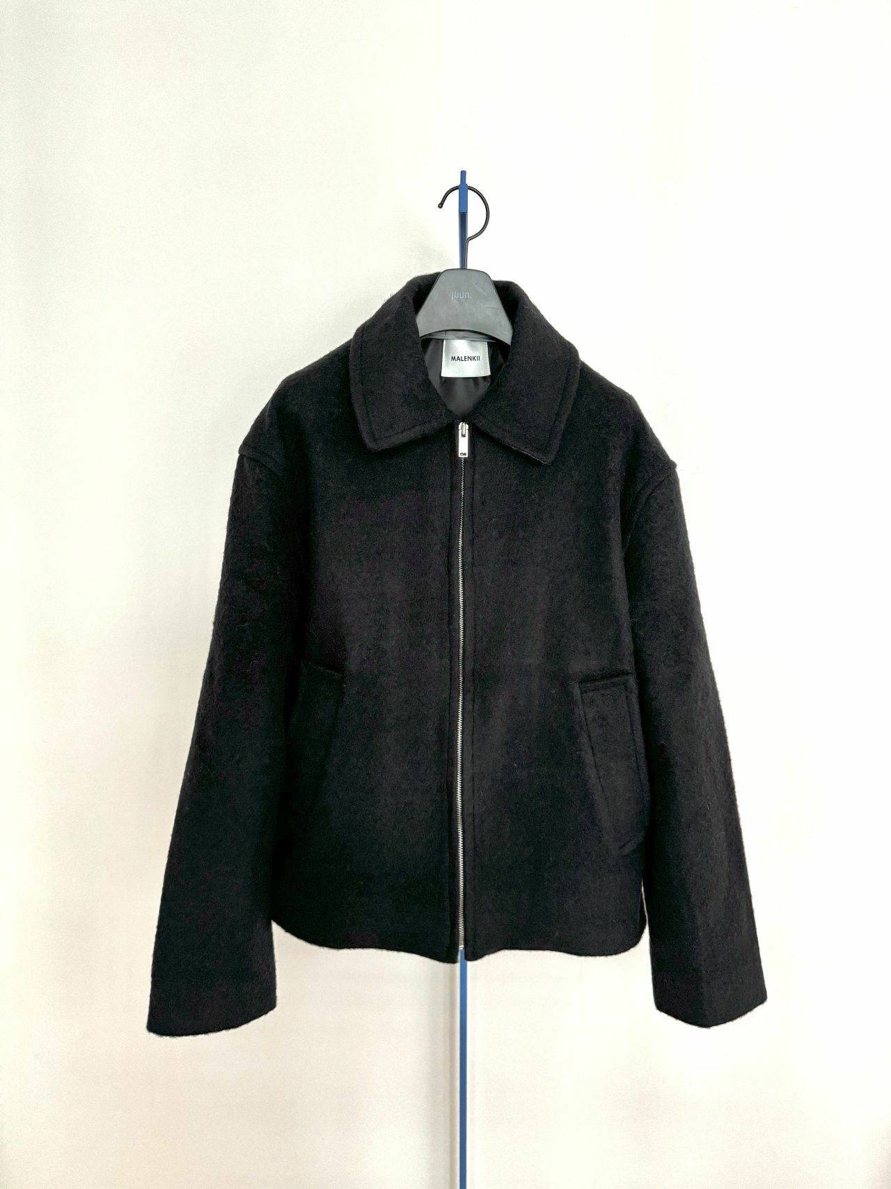 淨色反領拉鍊外套 MALENKII-117JK