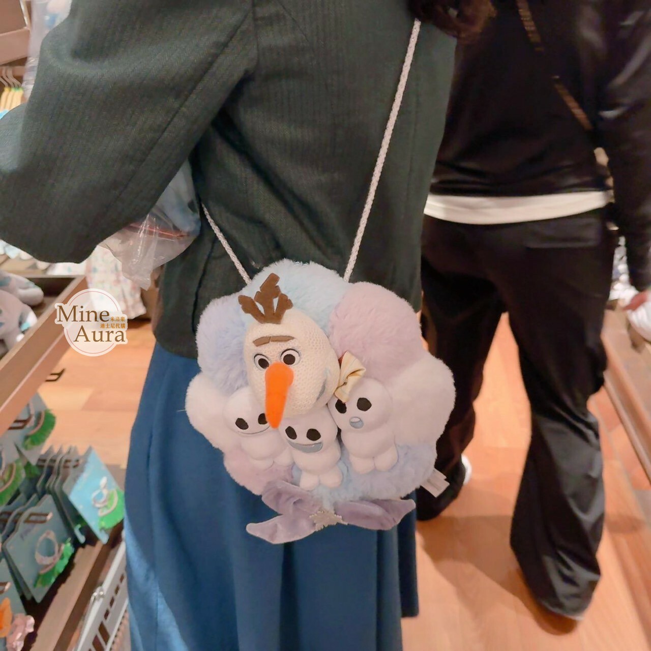 World of Frozen 限定 迷你小雪寶 絨毛造型 花環 掛飾 裝飾品 冰雪奇緣 Frozen -香港迪士尼樂園