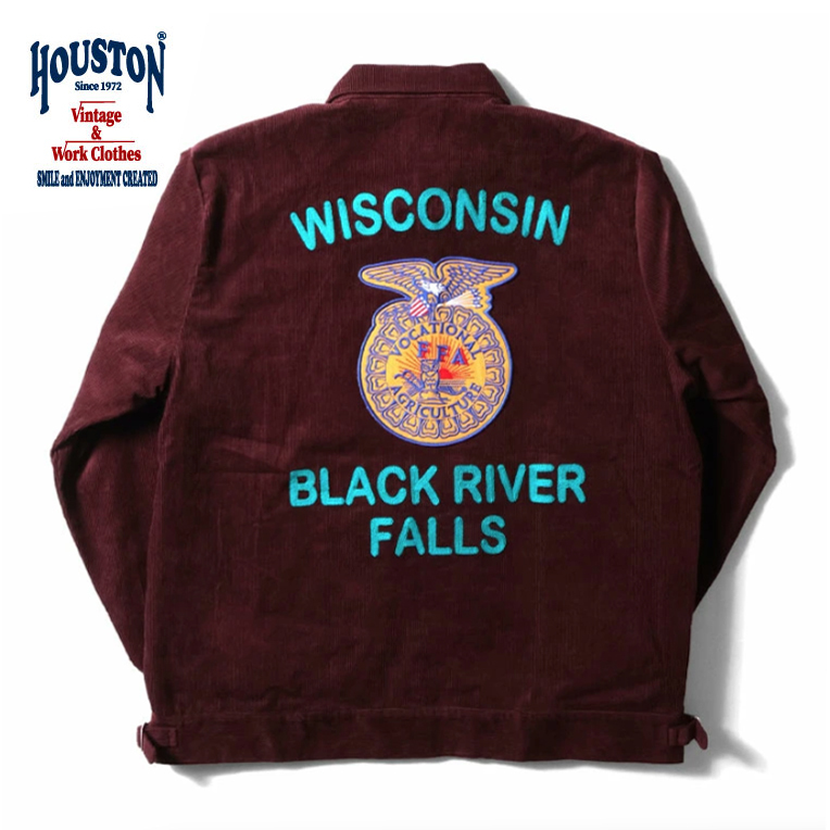 HOUSTON / ヒューストン51448 CORDUROY EMBROIDERY JACKET (FFA)