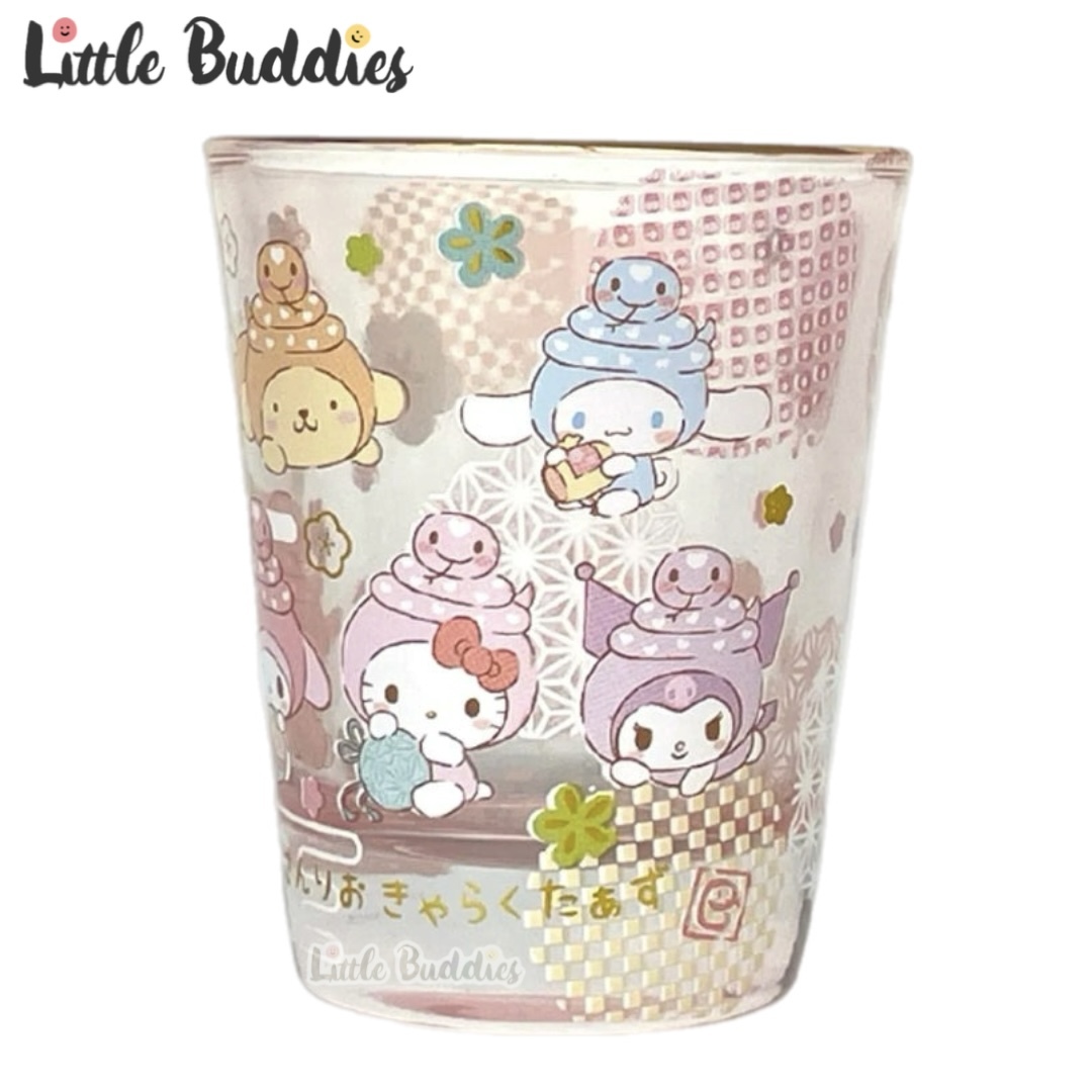 日本 Sanrio 蛇年玻璃清酒杯
