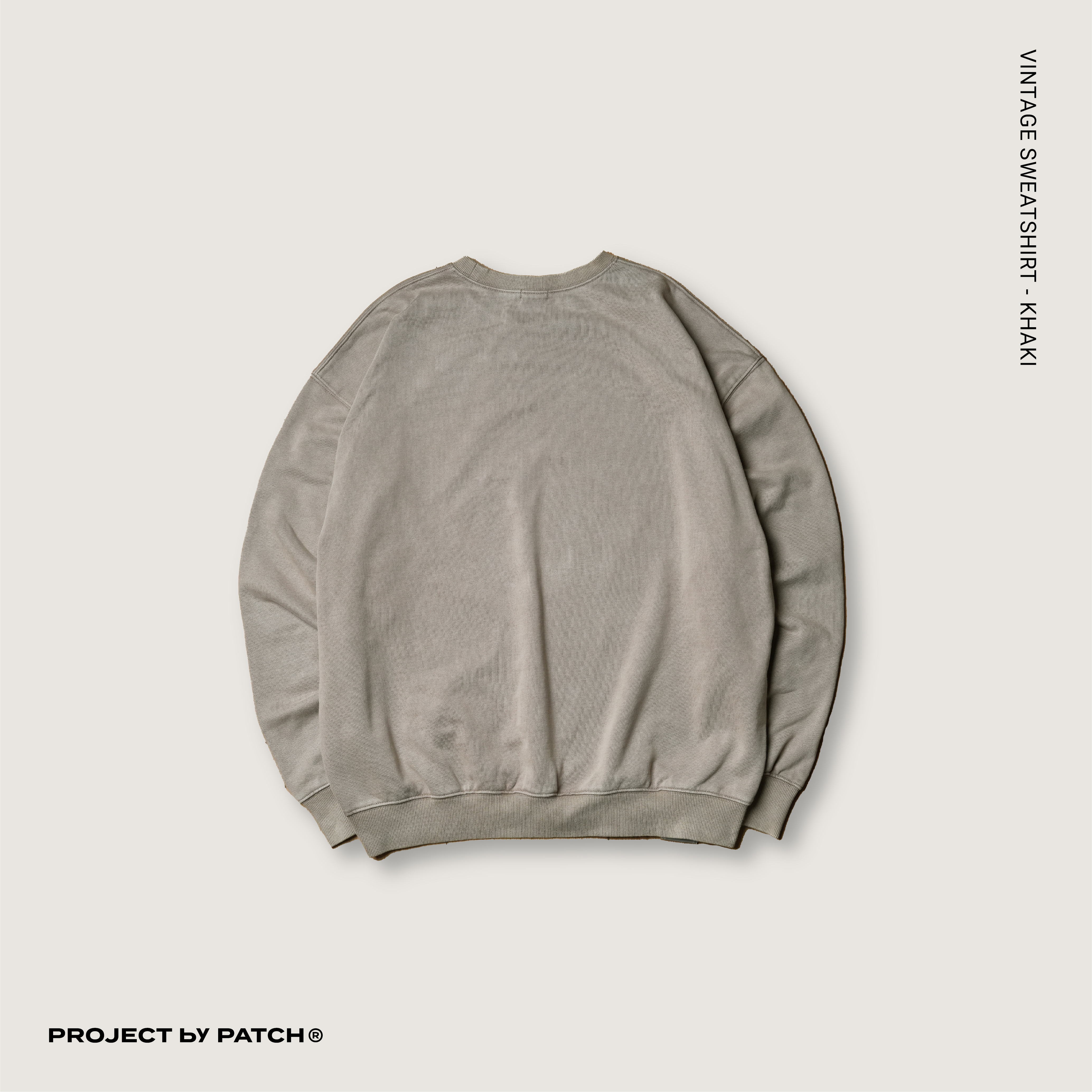 P.B.P - VINTAGE SWEATSHIRT  - KHAKI