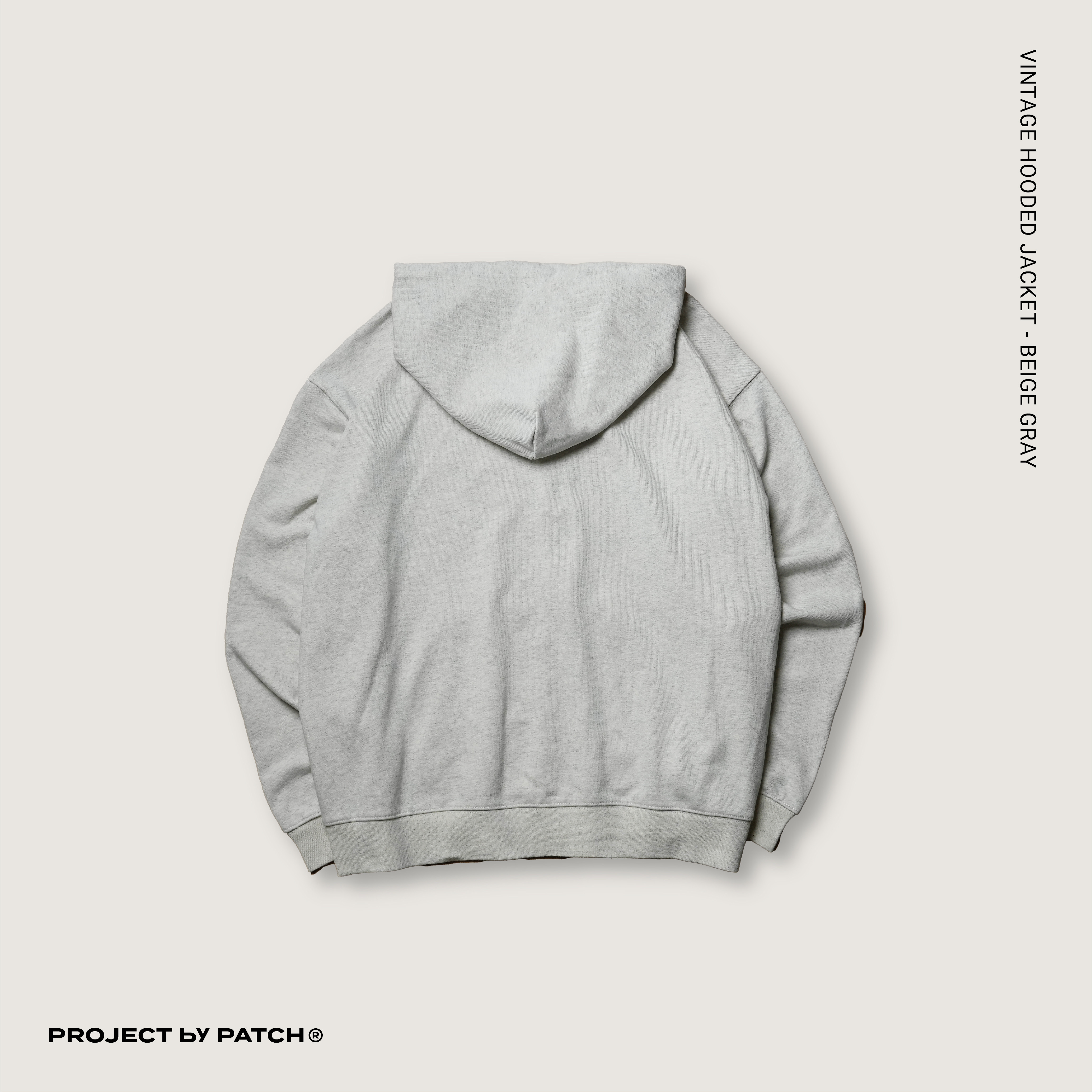 P.B.P - VINTAGE HOODED JACKET  - BEIGE GRAY