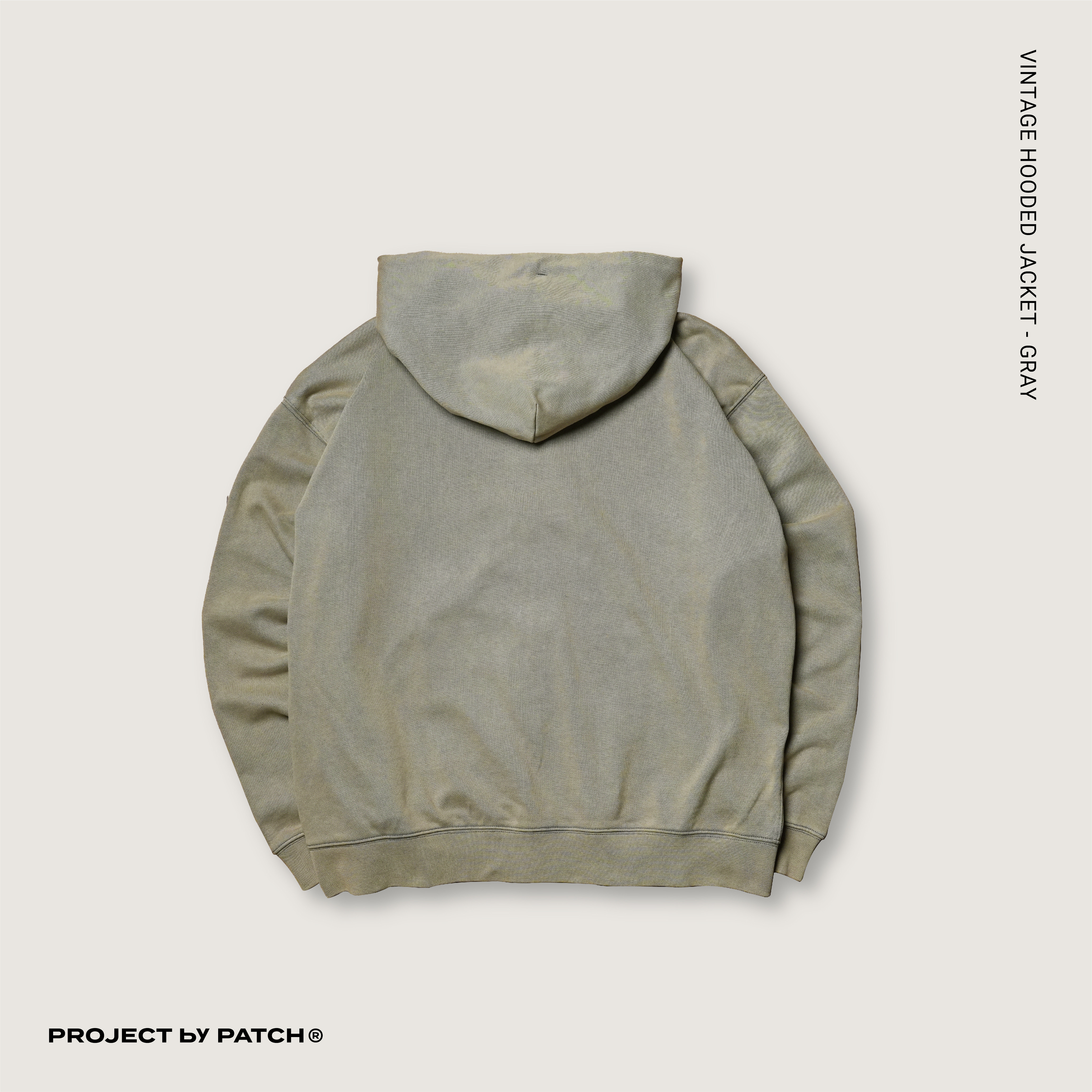 P.B.P - VINTAGE HOODED JACKET  - GRAY