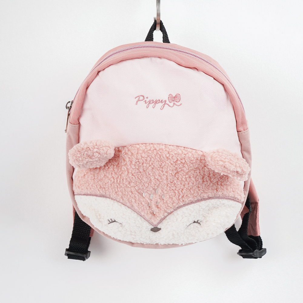 PIPPY 可愛小鹿造型立體耳跳色小背包 粉
