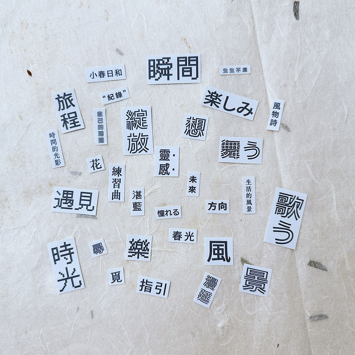 小行星B610．文字處方箋 4cm模造紙/亮面PET割型膠帶 <整捲/分裝>