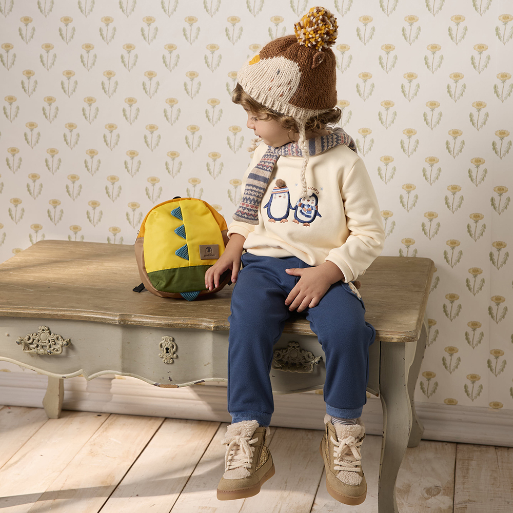 PIPPY 可愛恐龍鰭跳色小背包 黃