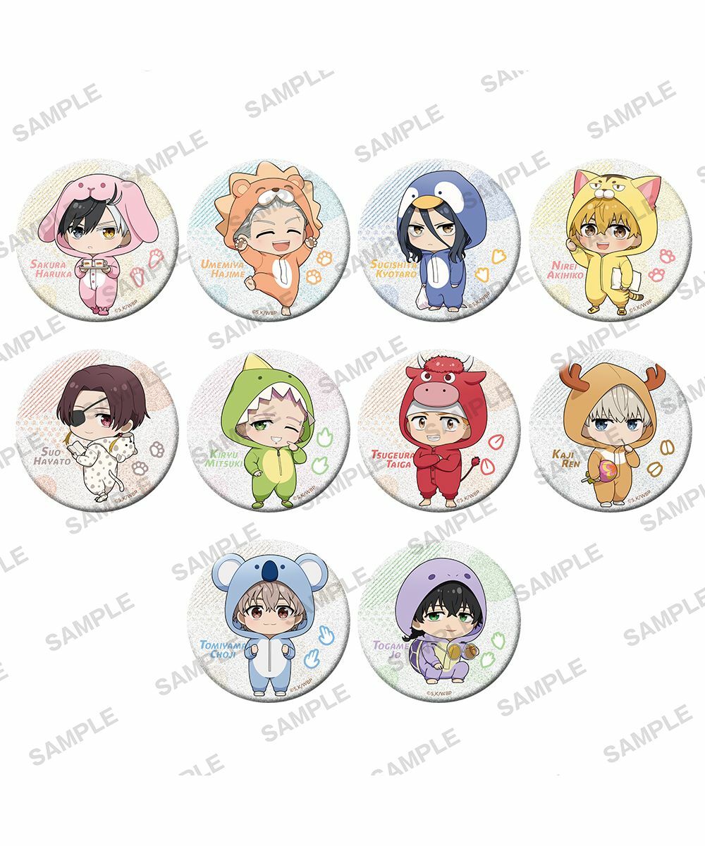 預購-《WIND BREAKER—防風少年—》 Q版閃亮亮徽章 睡衣派對ver. BOX販售【日本進口精品】