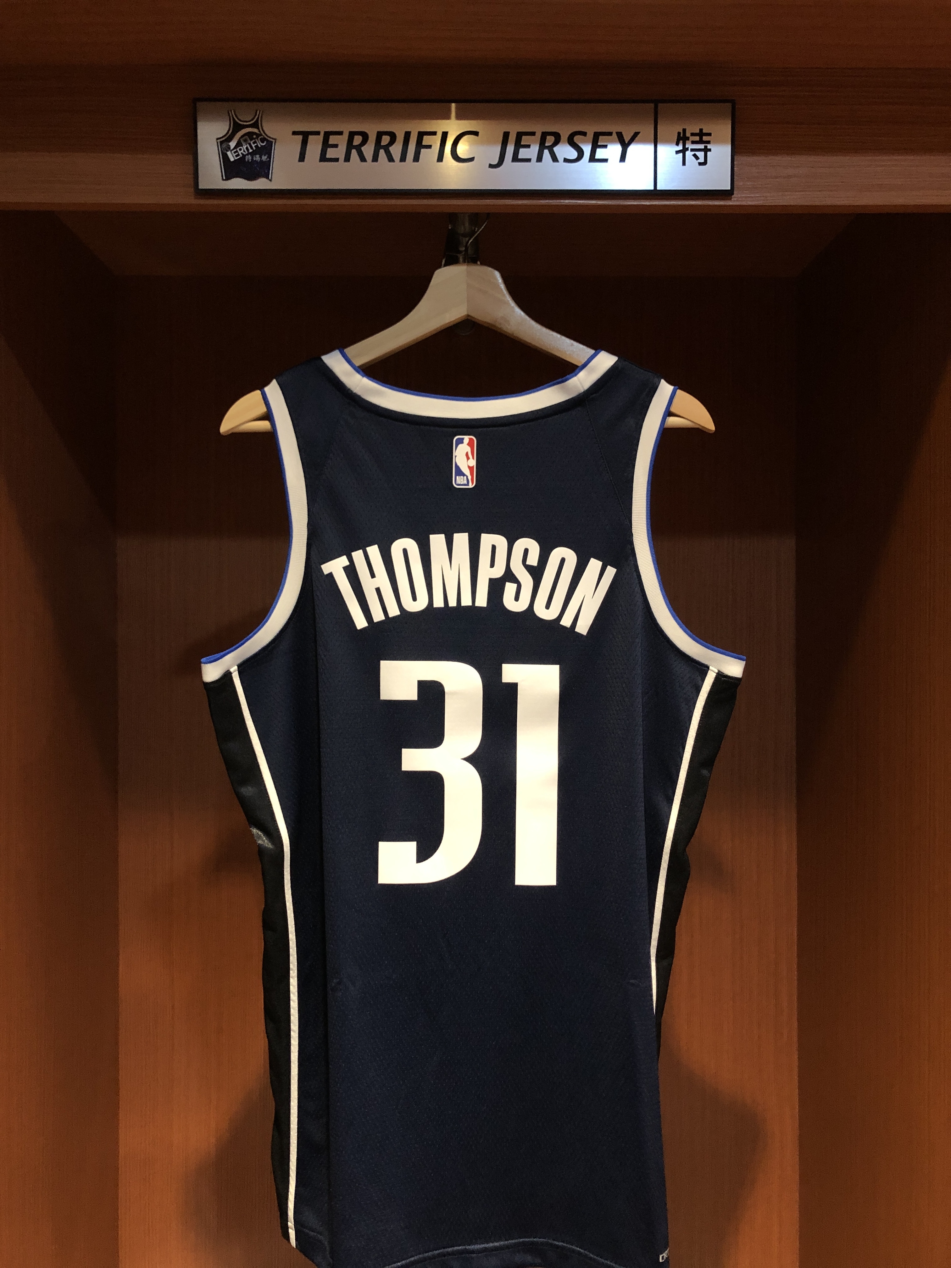 NBA球衣 Klay Thompson 達拉斯小牛深藍 Statement Jordan Swingman 球迷版 熱轉印 全新