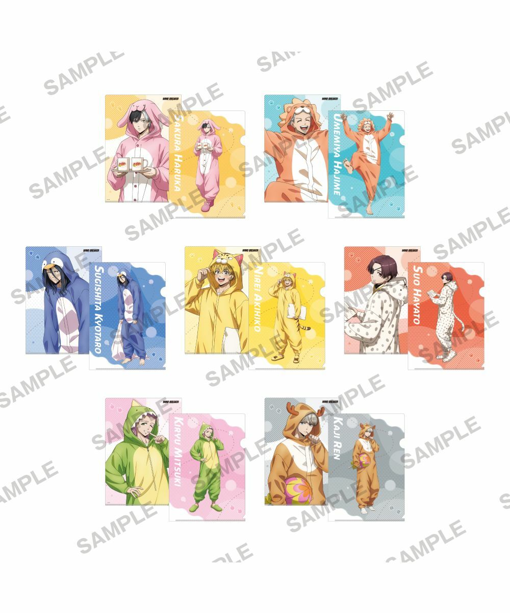 預購-《WIND BREAKER—防風少年—》 A4 File夾 睡衣派對ver. 系列【日本進口精品】