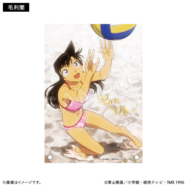 柯南日版回憶系列(運動)-壓克力板畫-小蘭