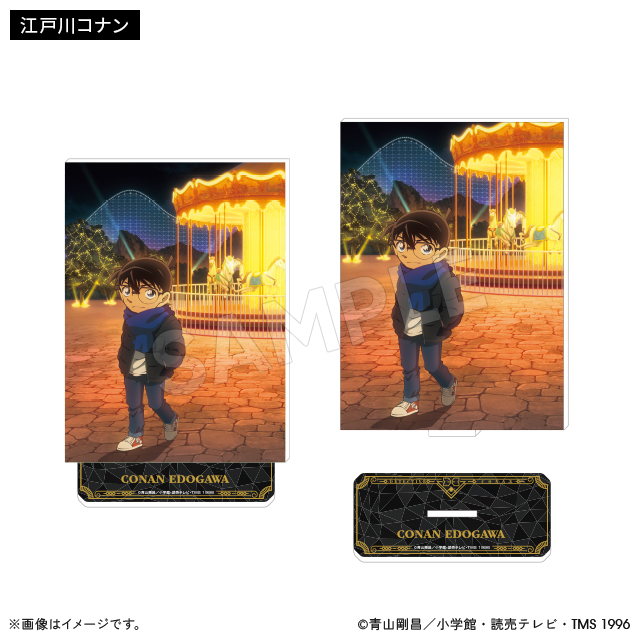 柯南日版回憶系列(夜景)-壓克力立牌-柯南