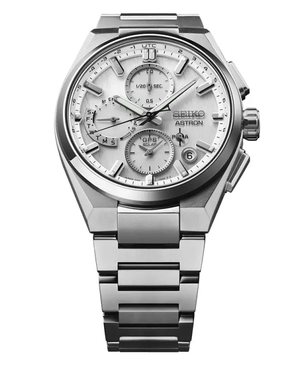 萬年鐘錶 -  Seiko Astron GPS  重量減輕太陽能衛星對時鈦金屬材質男錶  SSH159J1 / 5X83-0AE0S  錶徑42MM