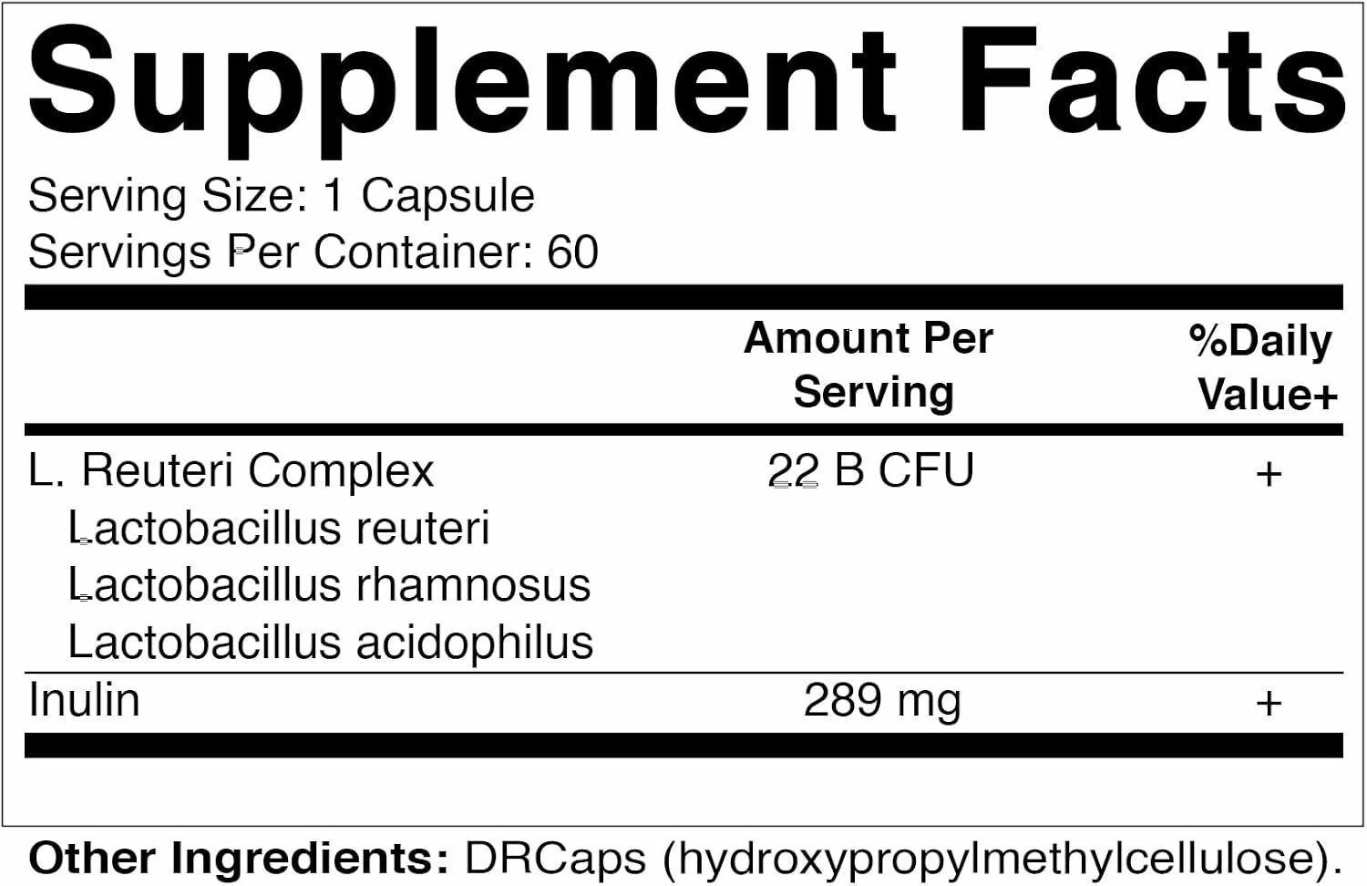 代購 Vitamatic Lactobacillus Reuteri Complex - 22 Billion per DR Capsule - 60 Count