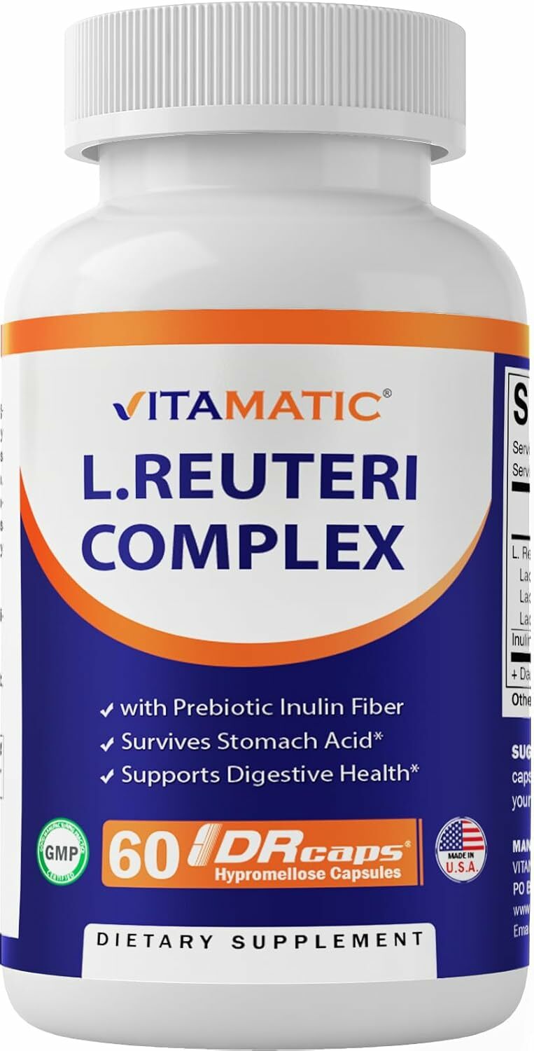 代購 Vitamatic Lactobacillus Reuteri Complex - 22 Billion per DR Capsule - 60 Count