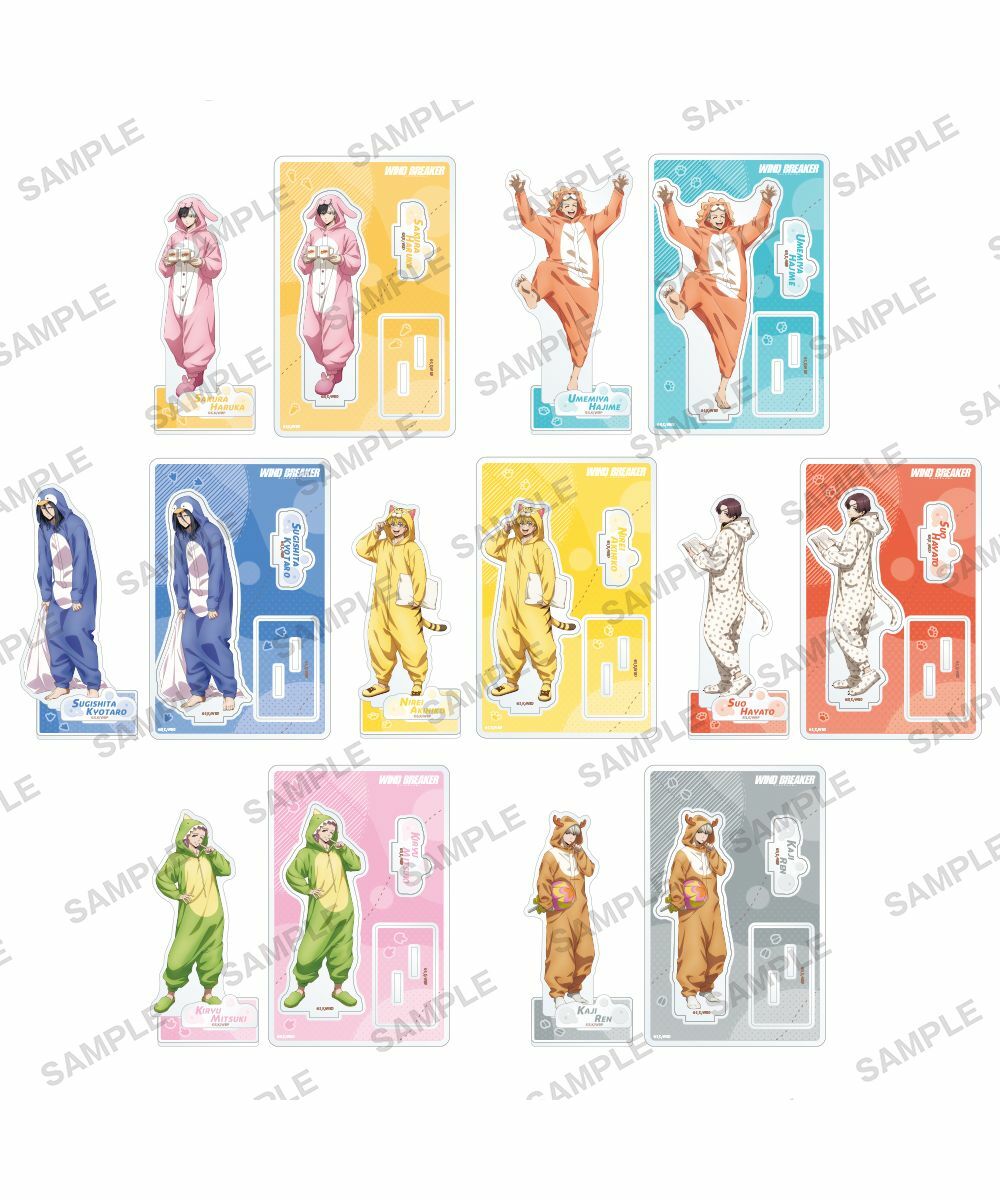 預購-《WIND BREAKER—防風少年—》 壓克力立牌 睡衣派對ver. 系列 【日本進口精品】