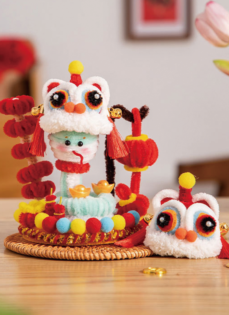 新年DIY扭扭棒小盆景材料包 AD1728