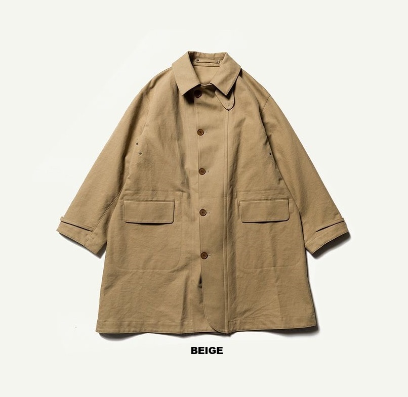 LAST PCS: A.PRESSE MOTORCYCLE HALF COAT - BEIGE SIZE 2 PRE ORDER ITEM (預訂中)