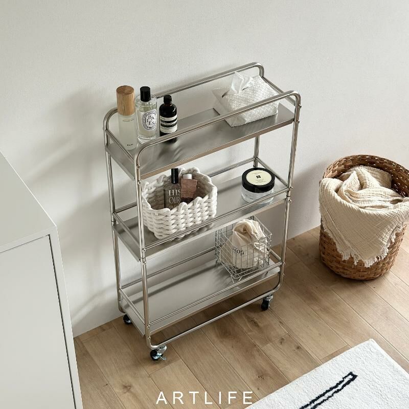 多功能不鏽鋼置物推車