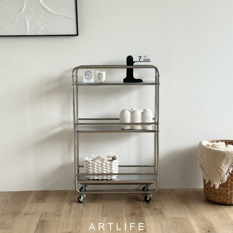 多功能不鏽鋼置物推車