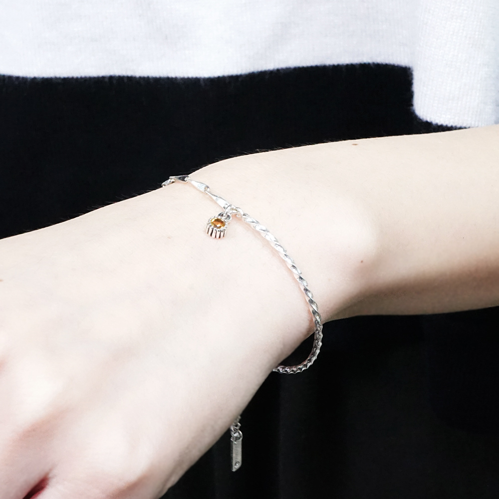 天然石系列 半半手鍊 925純銀手鍊 祝福禮物