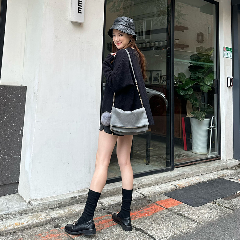 簡約開襟針織外套