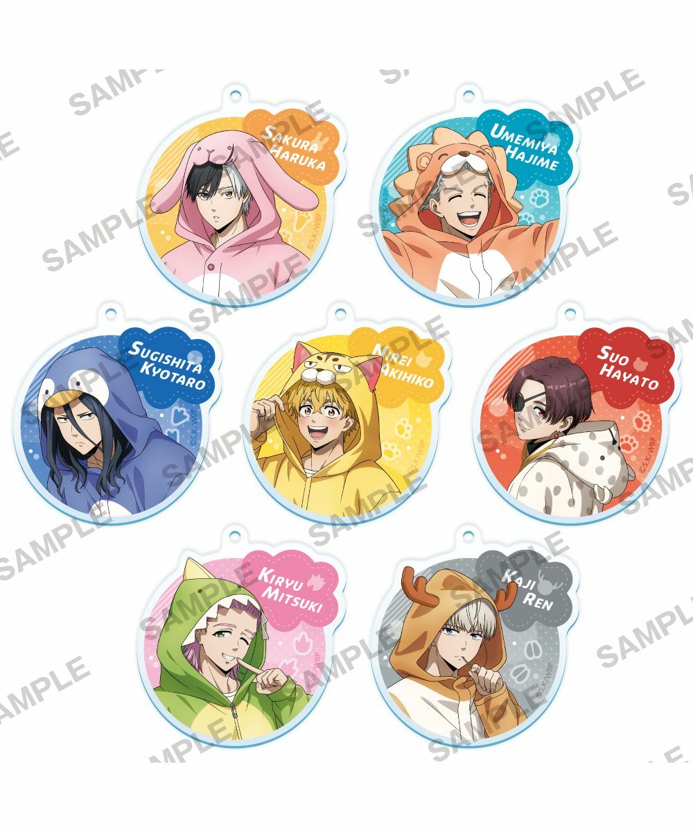 預購-《WIND BREAKER—防風少年—》 壓克力鑰匙圈 睡衣派對ver. BOX販售 【日本進口精品】