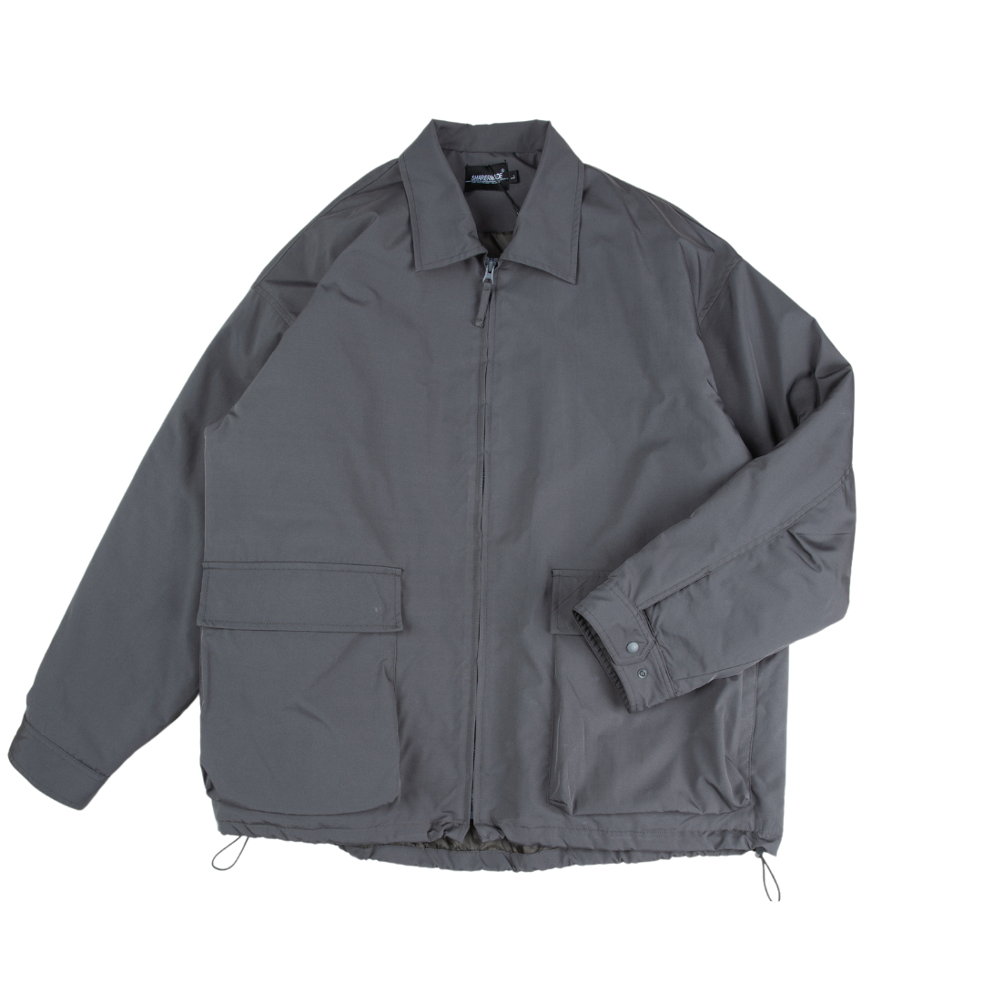 鋪棉  寬版 教練外套 山系工裝【 FUZY 】- A201625