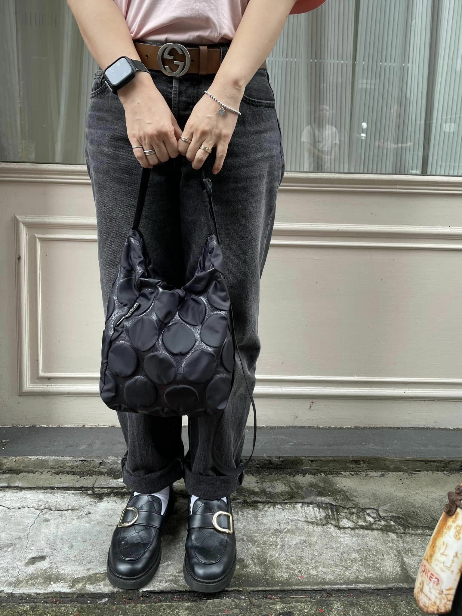 Bag'n'Noun 圓點包 S號 - 黑 (70020962BLACK)