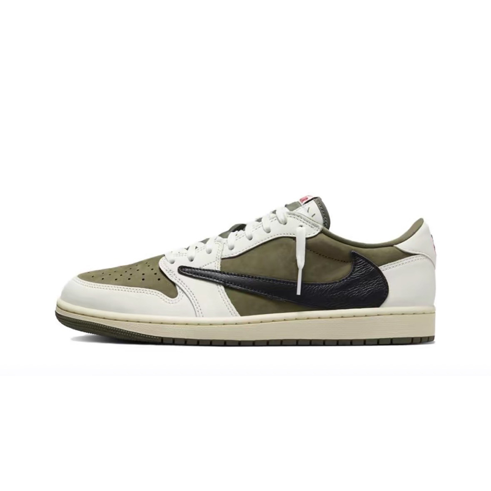 Travis Scott x Air Jordan 1 Low OG Medium Olive 橄欖綠 DM7866-200