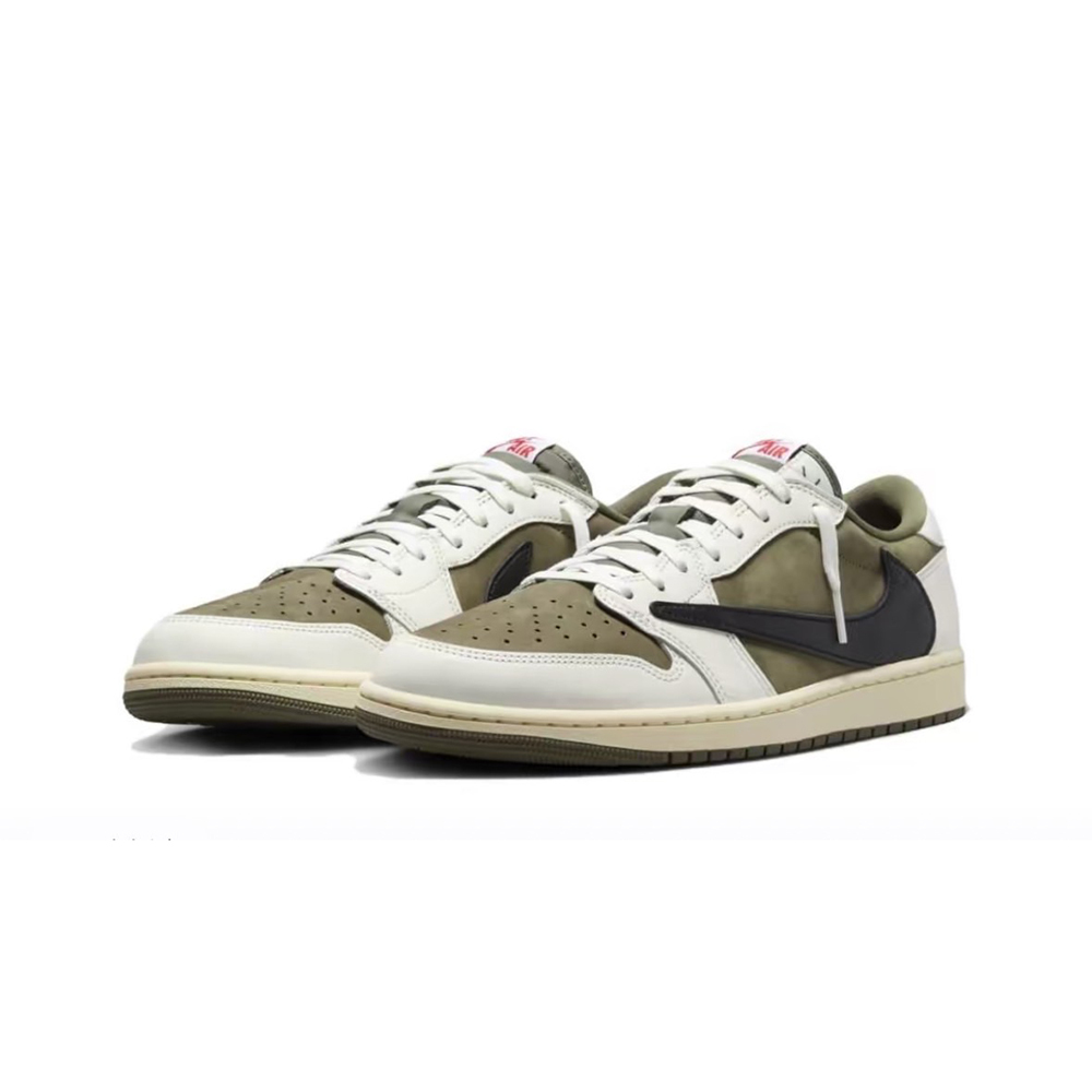 Travis Scott x Air Jordan 1 Low OG Medium Olive 橄欖綠 DM7866-200