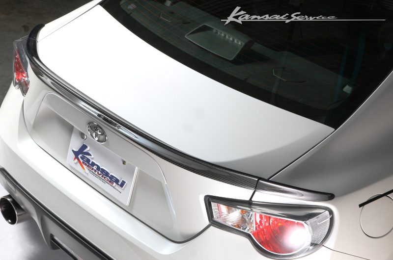 KANSAI SERVICE CARBON REAR LIP 86/BRZ