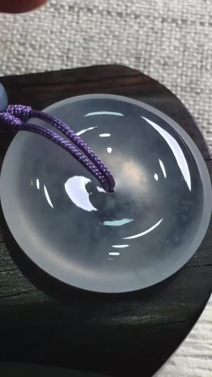 翡翠平安扣 (22.3mm直徑),天然翡翠A玉, 緬甸玉, Jade, Jadeite