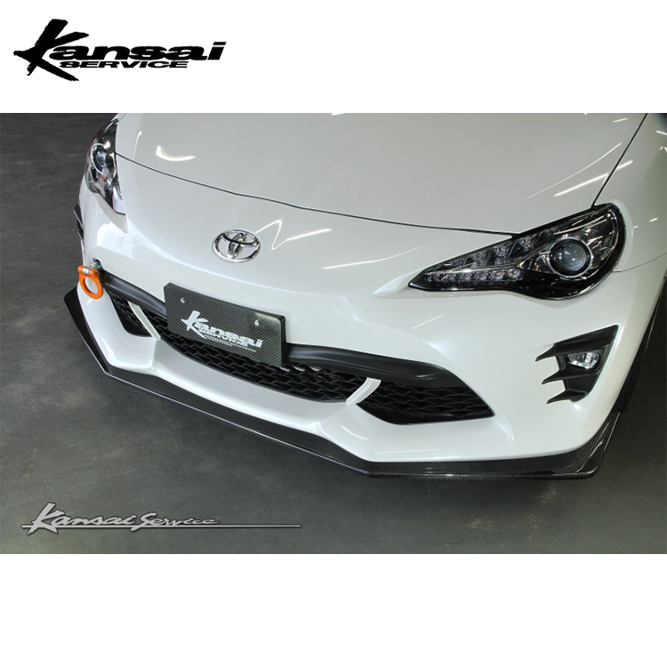 KANSAI SERVICE CARBON FRONT LIP TOYOTA 86 MC