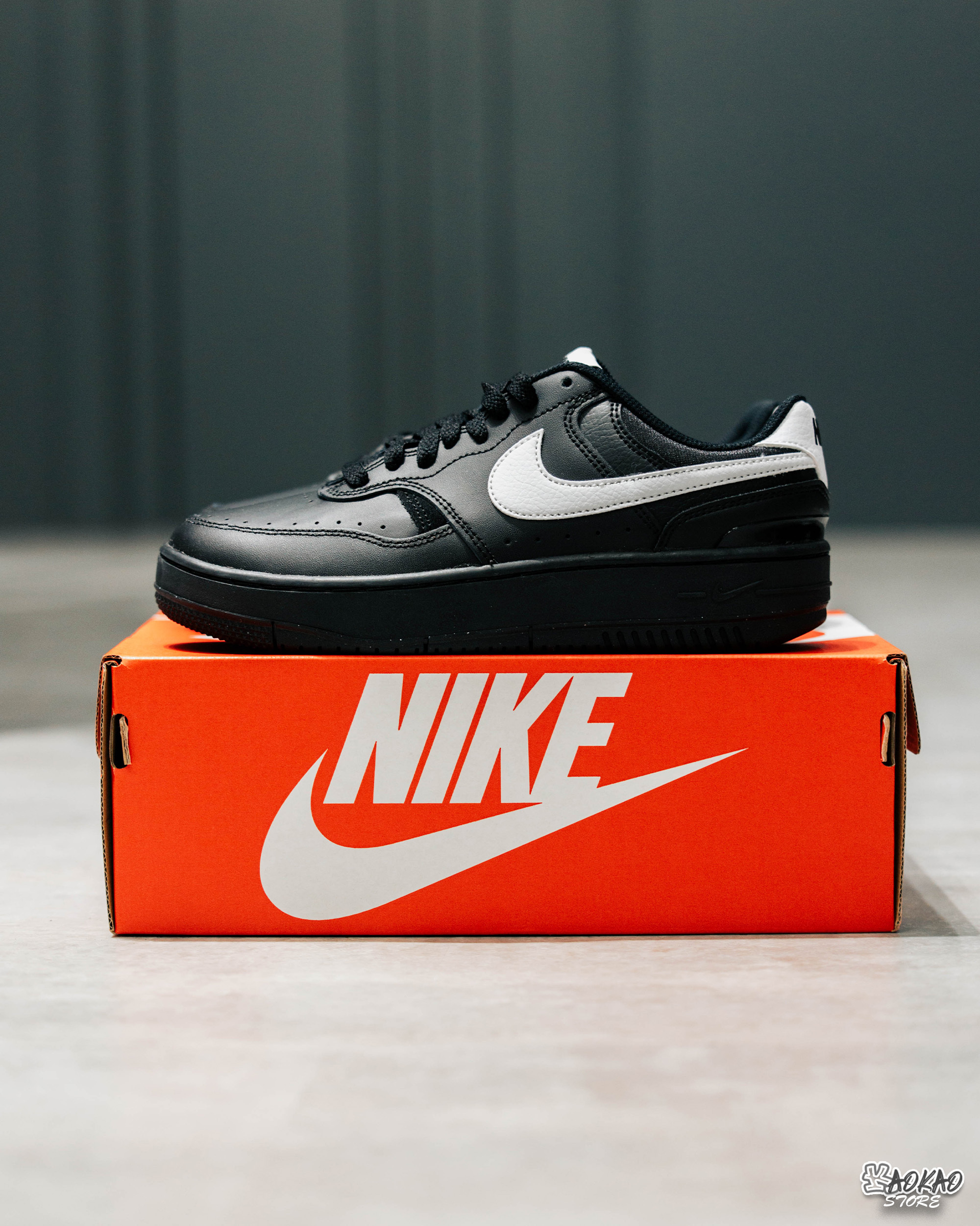 女款 NIKE GAMMA FORCE 黑白大勾 低筒 休閒鞋【FQ6476-010】小AMBUSH