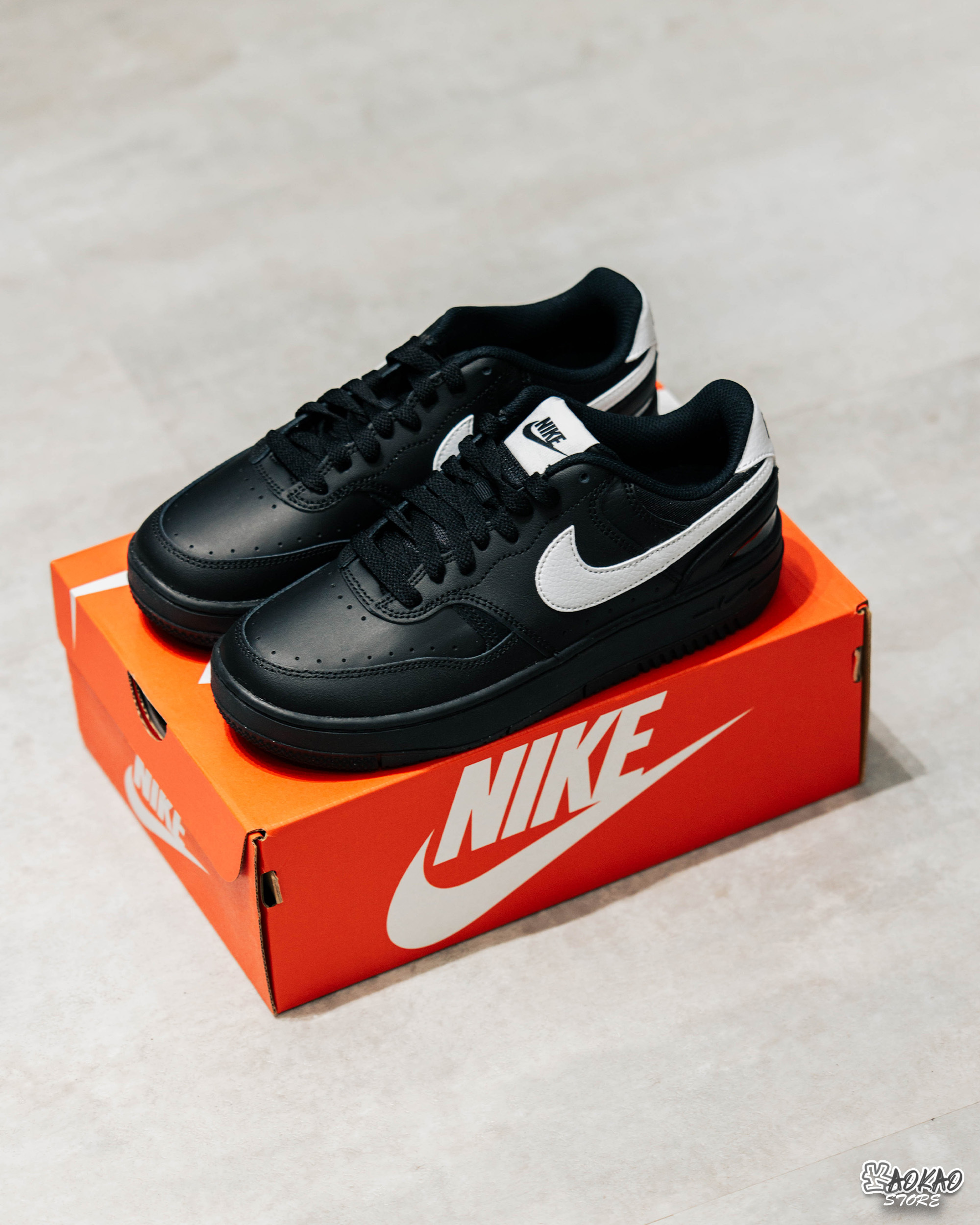 女款 NIKE GAMMA FORCE 黑白大勾 低筒 休閒鞋【FQ6476-010】小AMBUSH