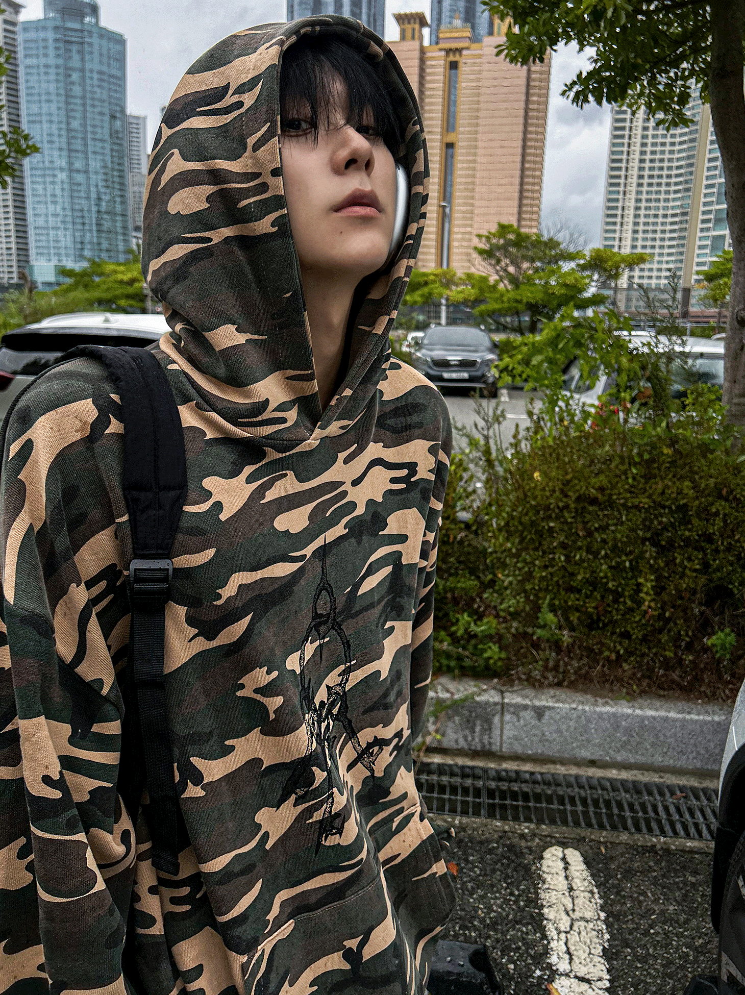 迷彩連帽衫帽T