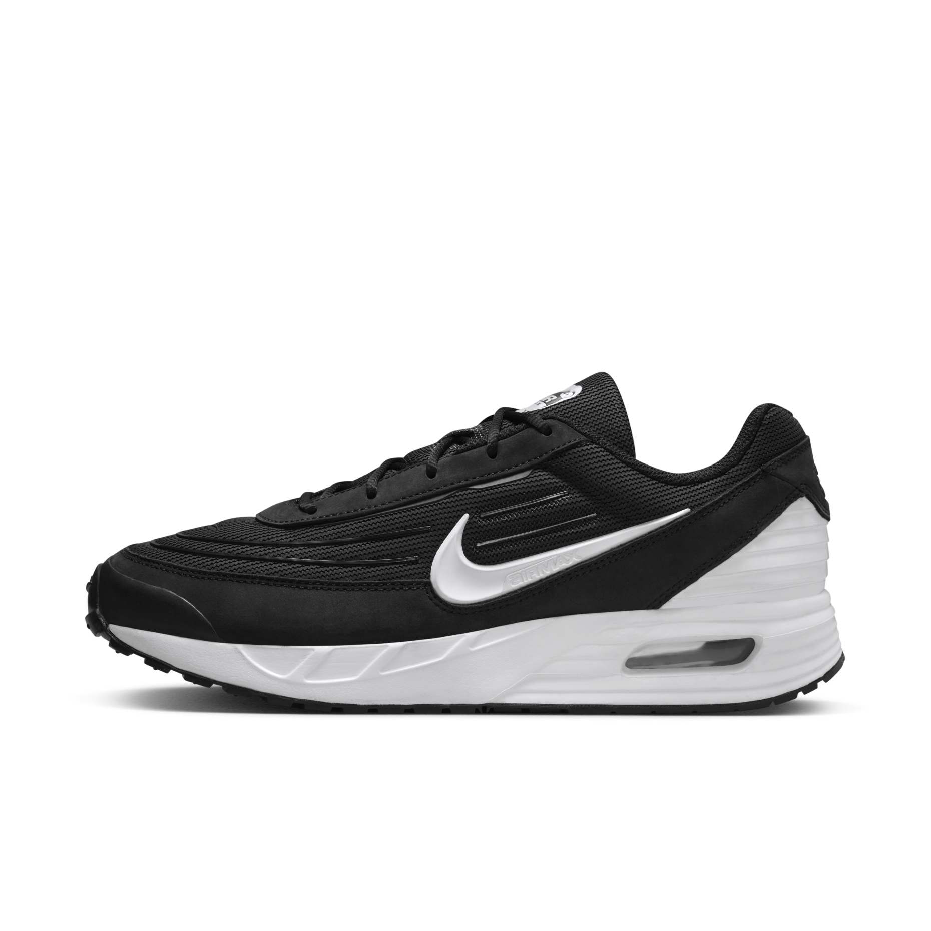 男鞋 NIKE AIR MAX VERSE 黑白 異材質拼接 網布 氣墊 緩震 運動 休閒鞋【FV1302-003】